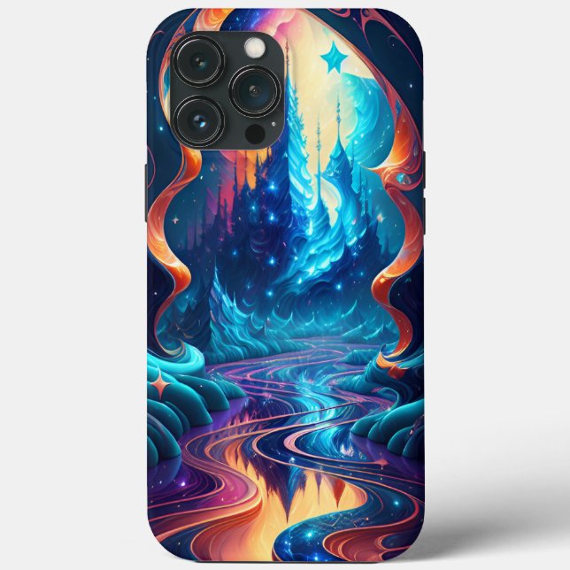 Funda De Case-Mate Para iPhone Paisaje mágico (Reverso )