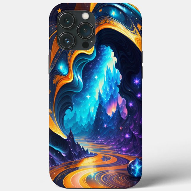 Funda De Case-Mate Para iPhone Paisaje mágico 2 (Reverso )