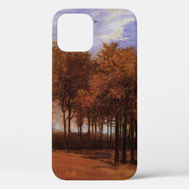 Funda De Case-Mate Para iPhone Paisaje otoñal por Vincent van Gogh (Reverso )
