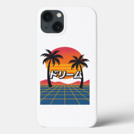 Funda Para iPhone 13 Paisaje retro