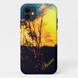 Funda Para iPhone 11 Paisaje rural Sunset iPhone 5 *Personalización*