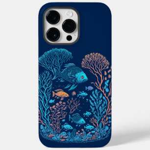 Funda Para iPhone 14 Pro Max De Case-Mate Paisaje submarino peces coloridos y arrecife de co