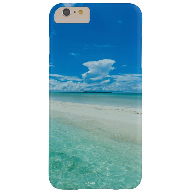 Funda De Case-Mate Para iPhone Paisaje tropical azul, Palau (Reverso)