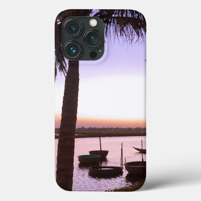 Funda De Case-Mate Para iPhone Paisaje tropical romántico (Reverso )