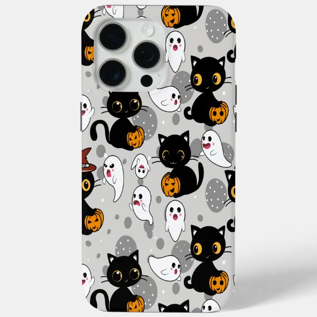 Funda De Case-Mate Para iPhone Paisajes De Calabaza Fantasma (Reverso )