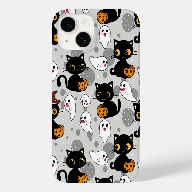 Funda De Case-Mate Para iPhone Paisajes De Calabaza Fantasma (Reverso )