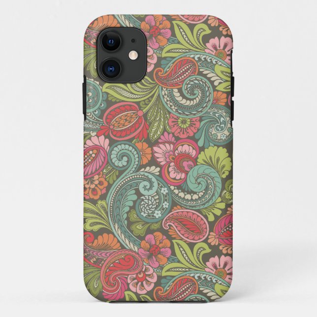 Funda De Case-Mate Para iPhone Paisley Cyngalese (Reverso)