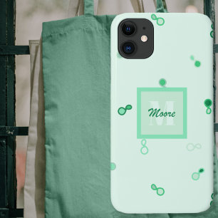 Funda Para iPhone 11 Paisley híbrida vagamente dispersa en el Ombre Ver