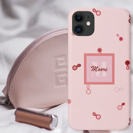 Funda Para iPhone 11 Paisley híbrida vagamente dispersa en rojo ómbre