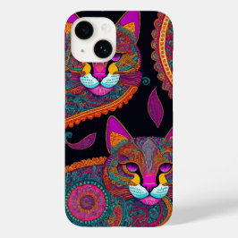 Funda Para iPhone 14 De Case-Mate Paisley Kitties