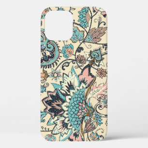 Funda Para iPhone 12 Paisley Oriental: Elegancia Textil Estilizada.