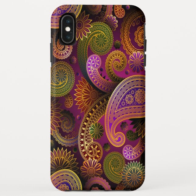Funda De Case-Mate Para iPhone Paisley Purple (Reverso)