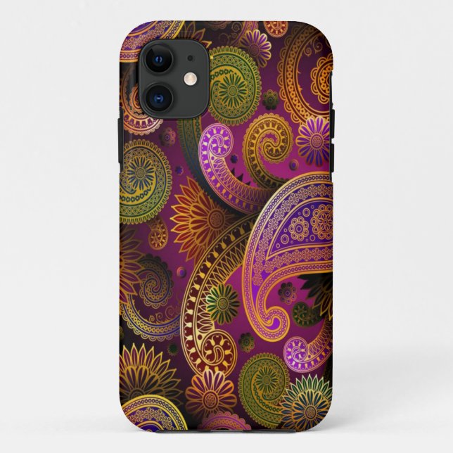 Funda De Case-Mate Para iPhone Paisley Purple (Reverso)