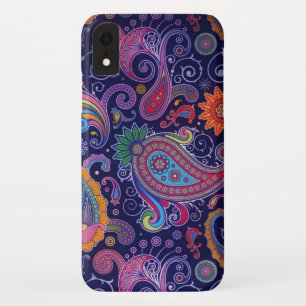 Funda Para iPhone XR Paisley Purple Pink