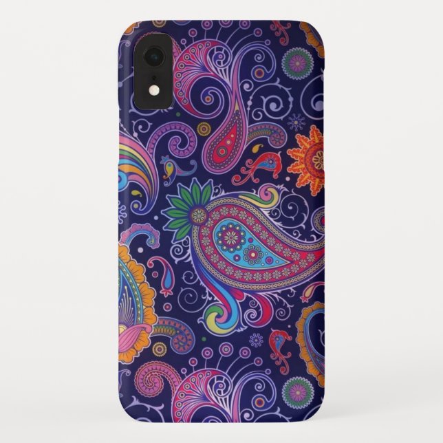 Funda De Case-Mate Para iPhone Paisley Purple Pink (Reverso)