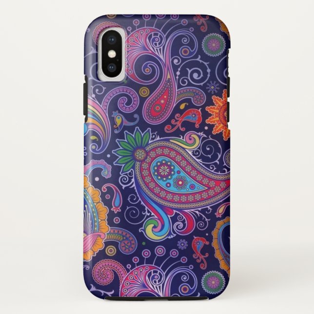 Funda De Case-Mate Para iPhone Paisley Purple Pink (Reverso)