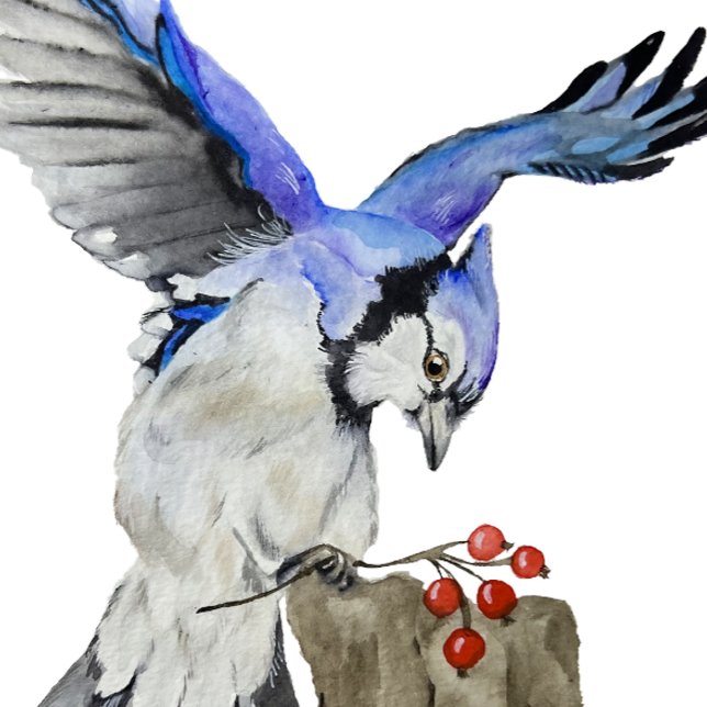 Funda De Case-Mate Para iPhone Pajarera azul acuarela (Subido por el creador)