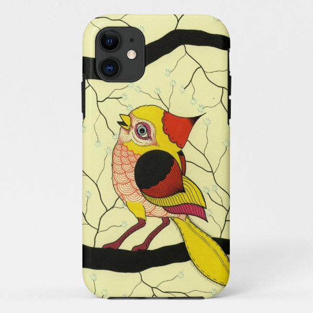 Funda De Case-Mate Para iPhone pájaro (Reverso)