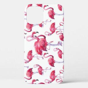 Funda Para iPhone 12 Pájaro acuático Flamingo Exótico