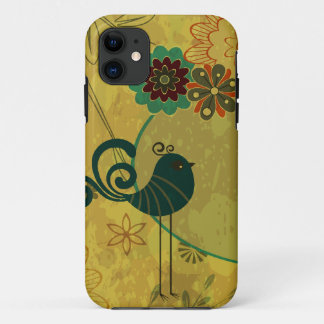 title_seo2 pájaro azul elegante y vector floral moderno