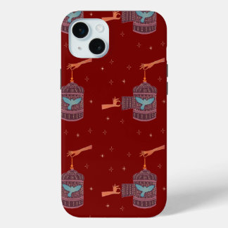 Funda Para iPhone 15 Mini Pájaro libre Jaula para pájaros | Arte popular Man