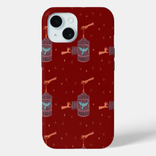Funda Para iPhone 15 Pájaro libre Jaula para pájaros Arte popular Man