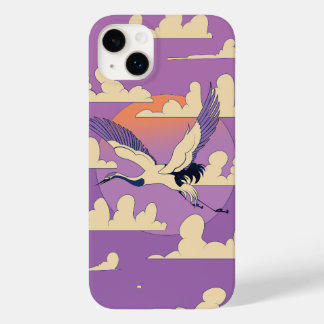Funda Para iPhone 14 Plus De Case-Mate Pájaro rosado de grúa asiática