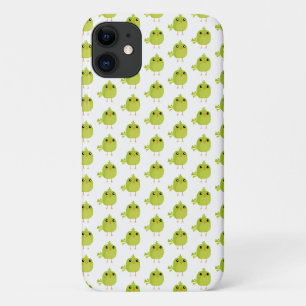 Funda Para iPhone 11 Pájaro Verde Dibujos Animados