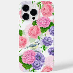 Funda Para iPhone 14 Pro Max De Case-Mate Pájaro y flores
