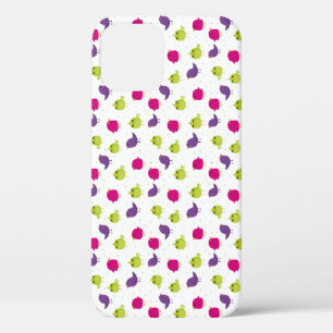 Funda Para iPhone 12 Pájaros coloridos lindos