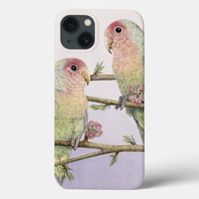 Funda De Case-Mate Para iPhone Pájaros del amor (Reverso)