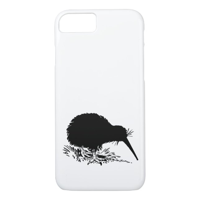 Funda De Case-Mate Para iPhone Pájaros del kiwi (Reverso)