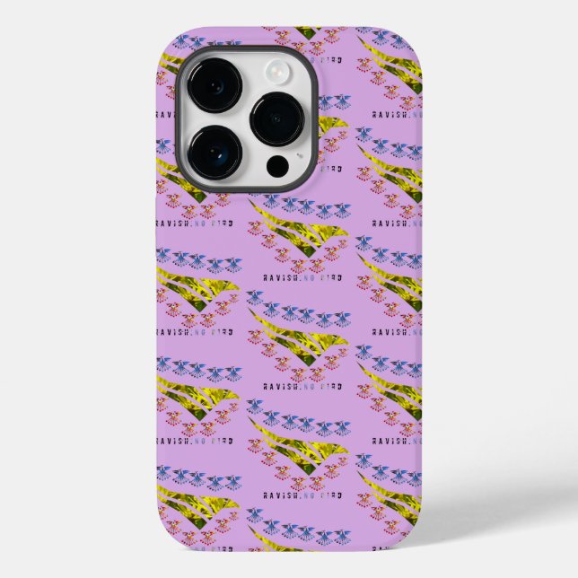 Funda De Case-Mate Para iPhone pájaros deslumbrantes (Reverso )