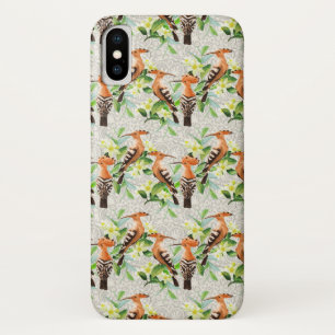 Funda Para iPhone X Pájaros exóticos en cordón