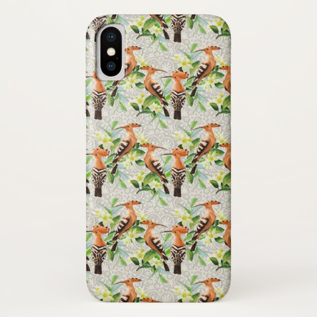 Funda De Case-Mate Para iPhone Pájaros exóticos en cordón (Reverso)