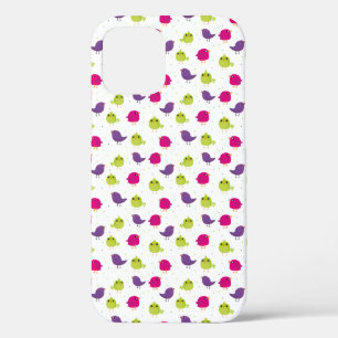Funda Para iPhone 12 Pro Pájaros lindos y coloridos