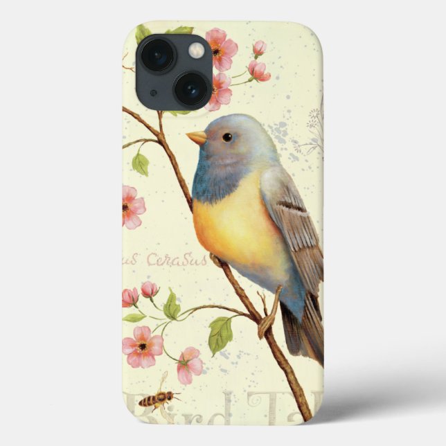 Funda De Case-Mate Para iPhone Pájaros y abejas (Reverso)