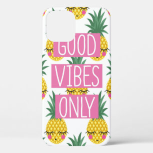 Funda Para iPhone 12 Palabra conceptual Las buenas vibraciones sólo en