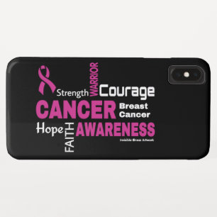 Funda Para iPhone XS Max Palabras...Cáncer de Seno