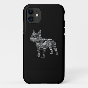 Funda Para iPhone 11 Palabras de Bulldog francés para describir mi fran
