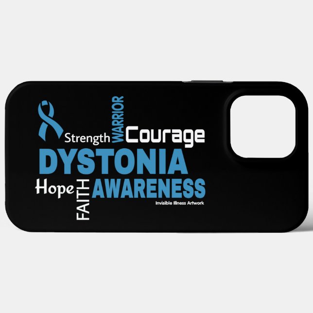 Funda De Case-Mate Para iPhone Palabras... Distonía (Reverso (Horizontal))