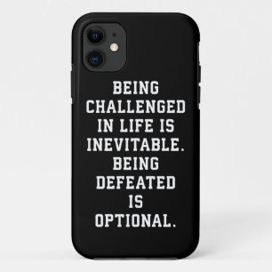 Funda Para iPhone 11 Palabras inspiradoras: Desafío frente a derrota