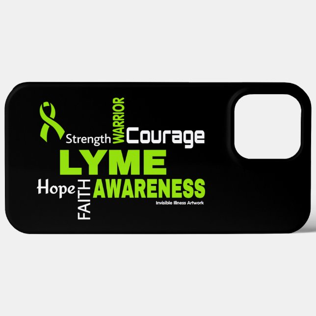 Funda De Case-Mate Para iPhone Palabras... Lyme (Reverso  (Horizontal))