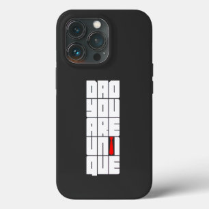 Funda Para iPhone 13 Pro Palabras Papá Eres Único