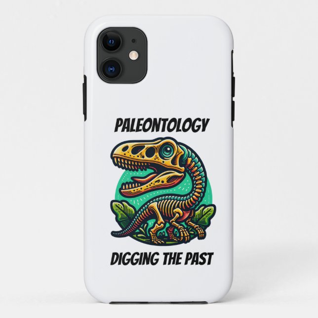 Funda De Case-Mate Para iPhone Paleontología cavando el pasado (Reverso)