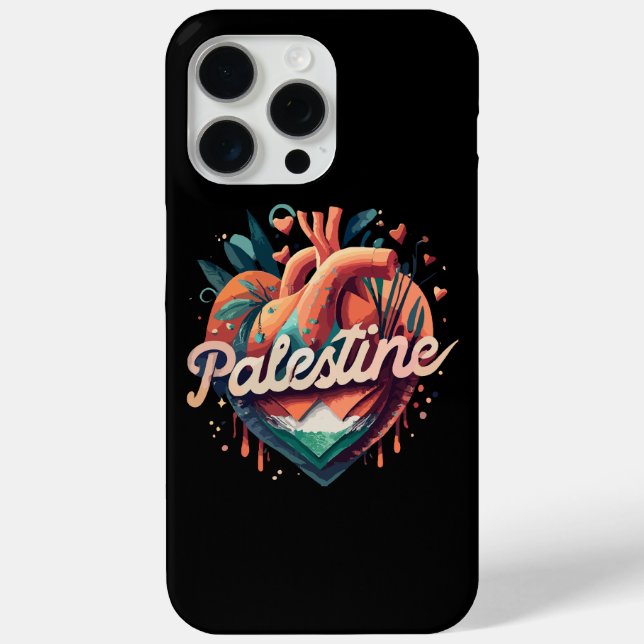 Funda De Case-Mate Para iPhone Palestina libre, estoy con palestina, apoya a Pa (Reverso )