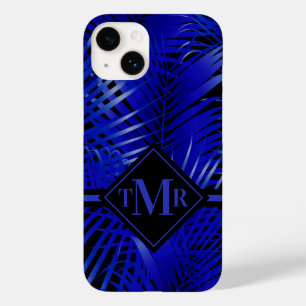 Funda Para iPhone 14 De Case-Mate Paleta azul monograma
