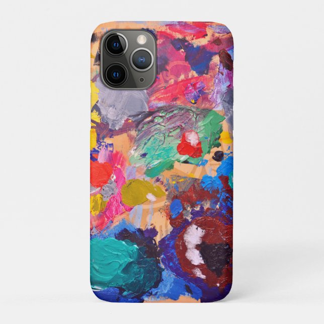 Funda De Case-Mate Para iPhone Paleta de pintor (Reverso)