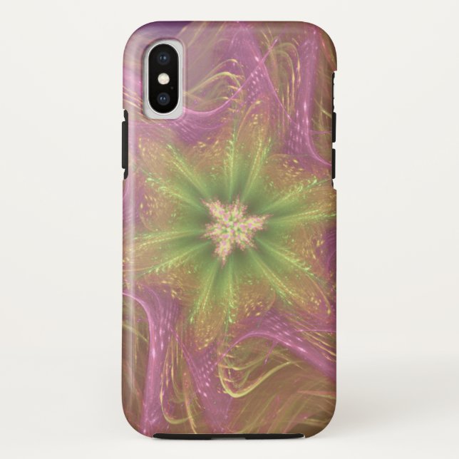 Funda De Case-Mate Para iPhone Paleta morada de luz fractal para estuche de teléf (Reverso)