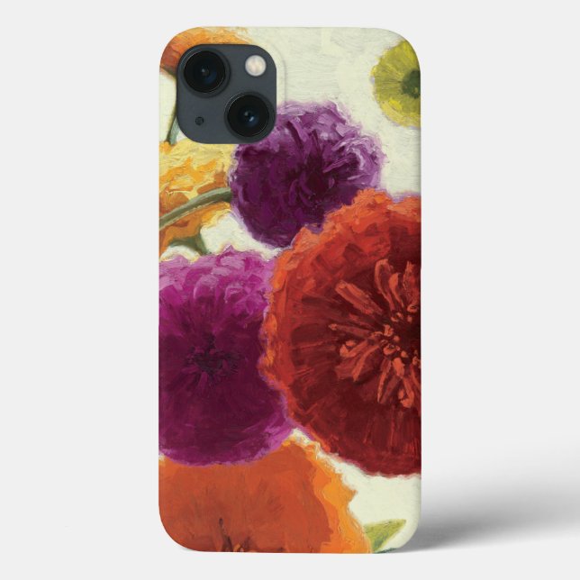Funda De Case-Mate Para iPhone Paleta pura Zinnias (Reverso)